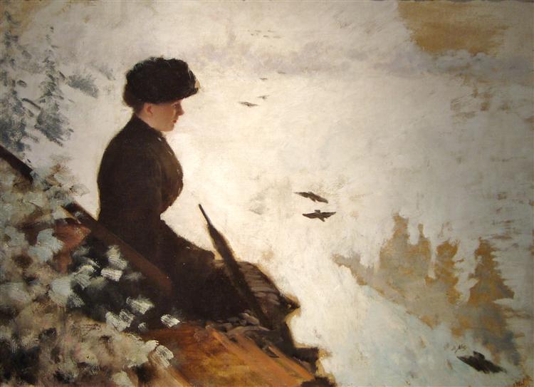 Snow Effect, 1880 - Джузеппе Де Ніттіс