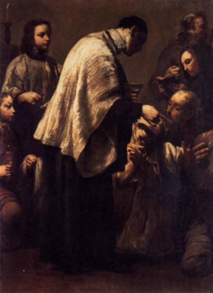 The Seven Sacraments - Communion, 1712 - Джузеппе Мария Креспи