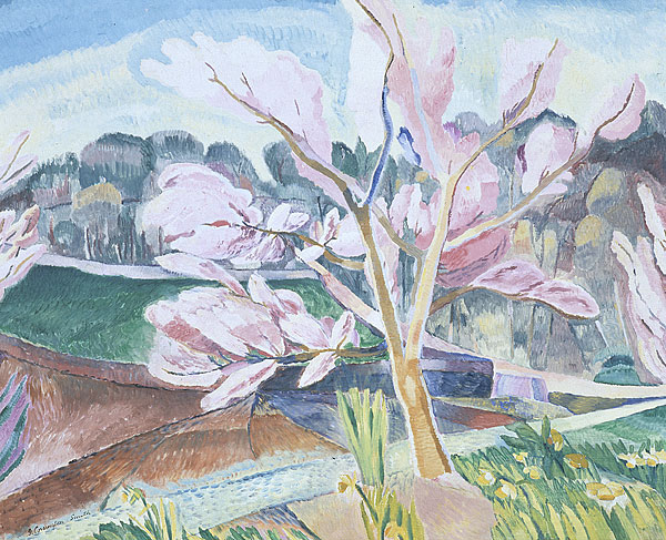Landscape with flowering peach, 1932 - Grace Cossington Smith