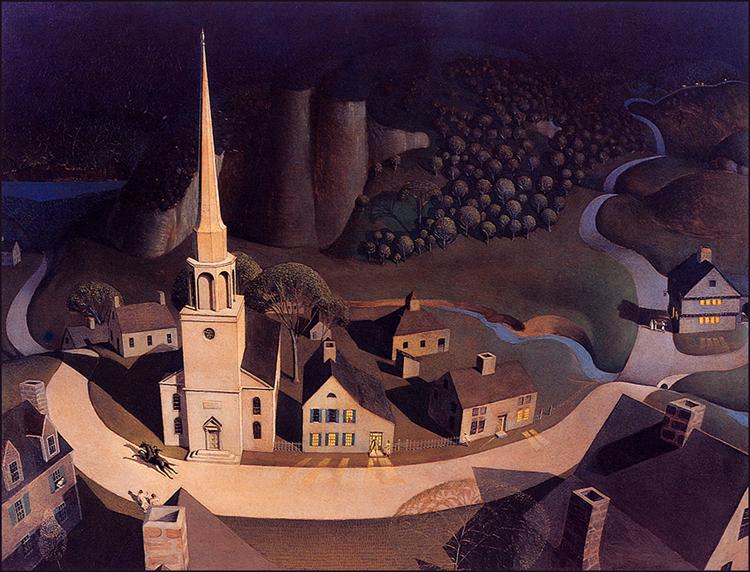 The Midnight Ride of Paul Revere, 1931 - Grant Wood