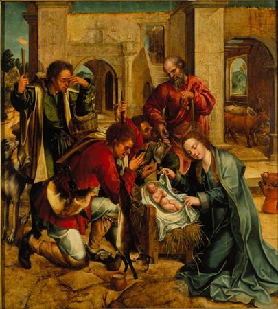 Adoração dos Pastores, 1539 - Грегоріо Лопеш