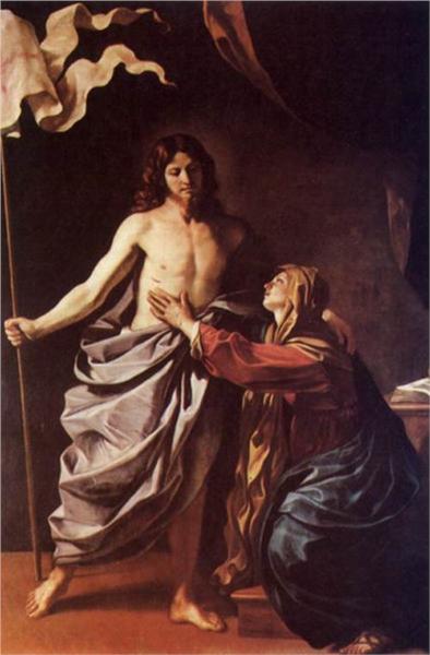 Apparition of Christ to the Virgin 1630, 1629 - Giovanni Francesco Barbieri