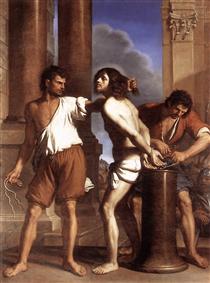 The Flagellation of Christ - Giovanni Francesco Barbieri
