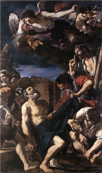 The Martyrdom of St Peter, 1619 - Giovanni Francesco Barbieri