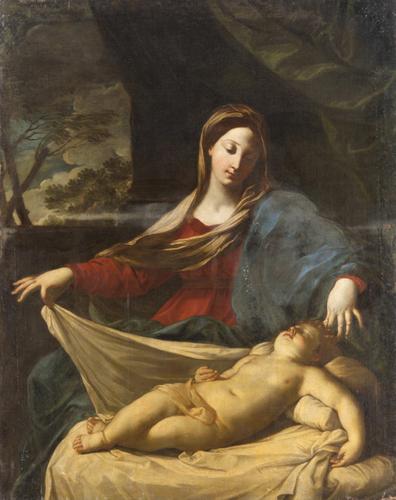 Mary with child, 1635 - 圭多·雷尼