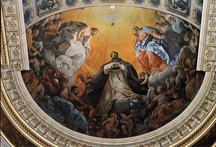 The Glory of St Dominic, 1613 - Гвидо Рени