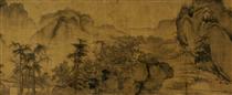 Clearing Autumn Skies over Mountains and Valleys (detail) - 郭熙