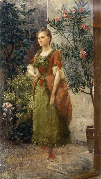 Portrait of Emilie Flöge, c.1893 - Gustav Klimt