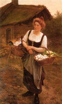 Garota da Fazenda - Gustave Boulanger