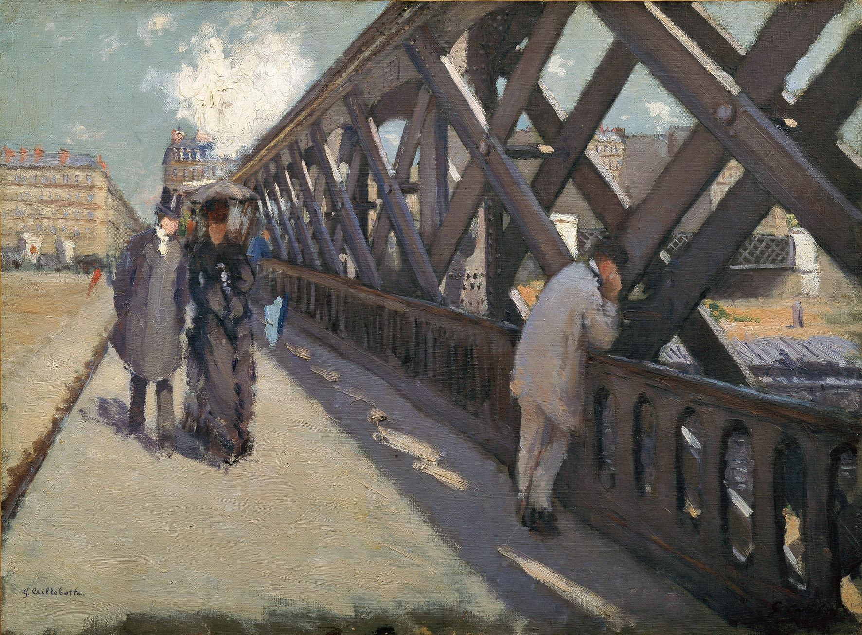 Study for Le Pont de l'Europe, c.1876 Gustave