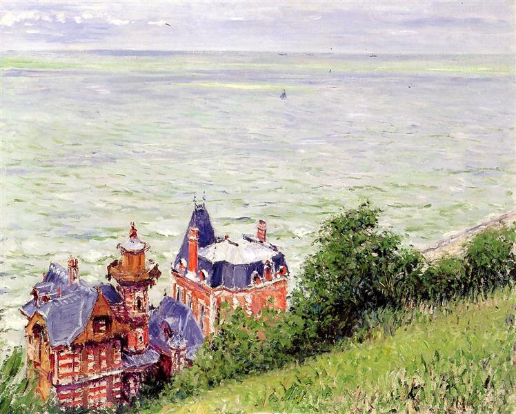 Villas at Trouville, 1884 - 古斯塔夫·卡耶博特