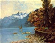 Lake Leman - Gustave Courbet