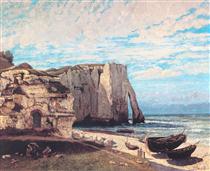 La Falaise d'Étretat après l'orage - Gustave Courbet