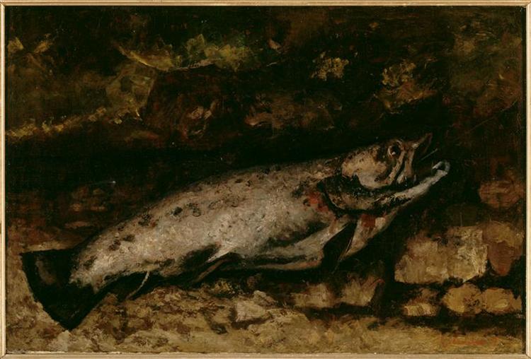 The Trout, 1873 - Gustave Courbet