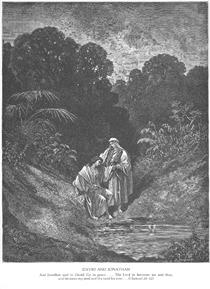 David and Jonathan - Gustave Dore