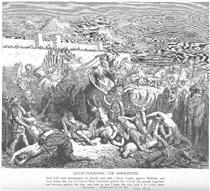 Davi Ataca os Amonitas - Gustave Doré