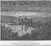 Gideão Escolhe 300 Soldados - Gustave Doré