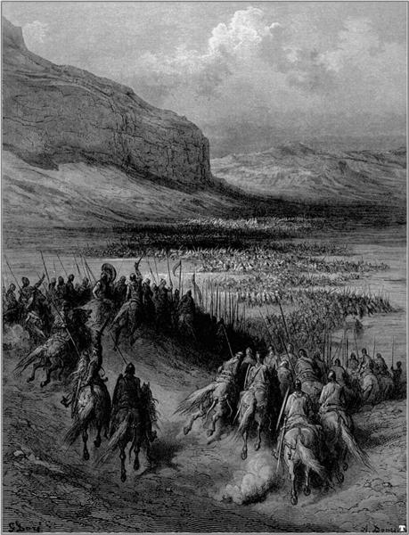 Otomanos penetram na Hungria - Gustave Doré