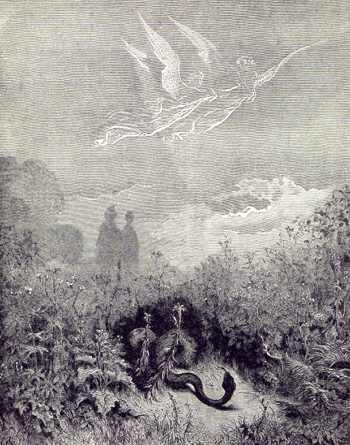 Purgatorio Canto 8 - Gustave Doré