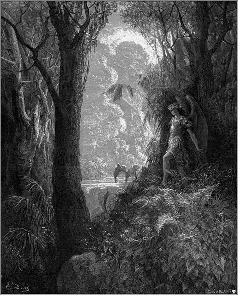 Satan in Paradise - Gustave Dore