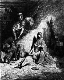 Semiramide, spidocchiatrice di straccioni - Gustave Dore