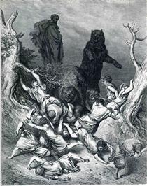 Crianças Atacadas por Ursos - Gustave Doré