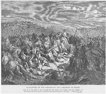 The Israelites Slaughter the Syrians - Gustave Doré