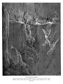 O Sétimo Círculo - Gustave Doré