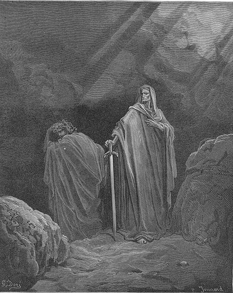 This said, they both betook them several ways - Gustave Dore - WikiArt.org