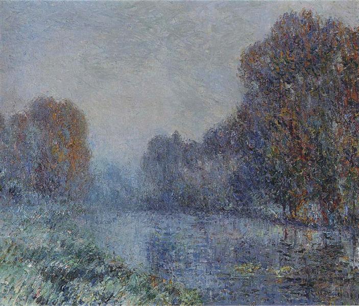 By the Eure River   Hoarfrost, 1915 - Гюстав Луазо