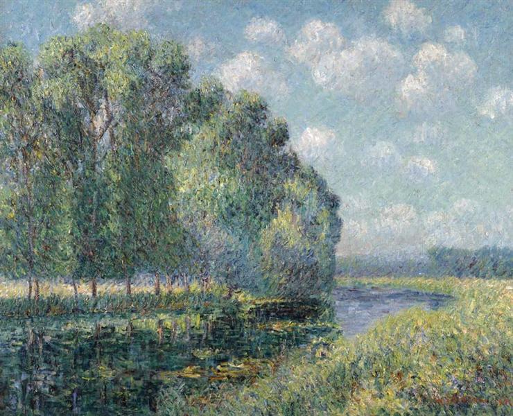 By the Eure River in Spring, 1902 - Гюстав Луазо