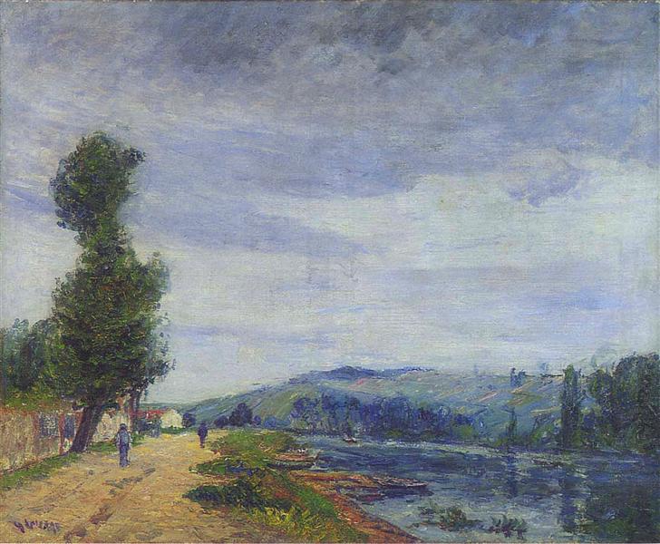 By the Seine   Stormy Weather, 1912 - Гюстав Луазо