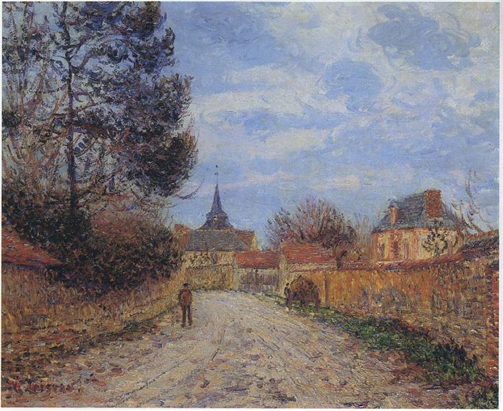Church at Notre Dame by the Eure - Гюстав Луазо