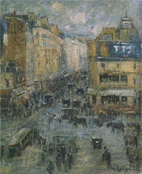 Cligancourt Street in Paris, 1924 - Gustave Loiseau