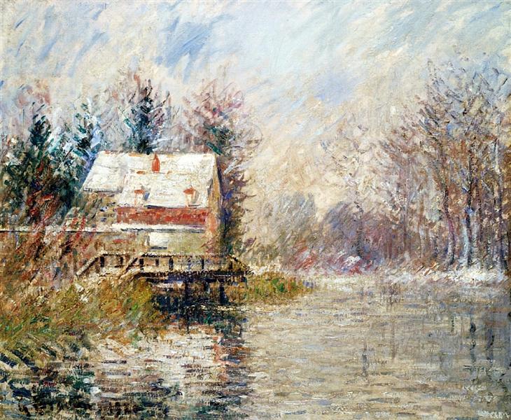House by the Water, 1920 - Gustave Loiseau