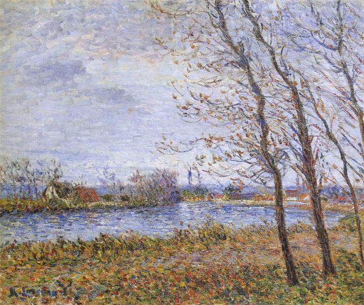 Port Pinche at the Turn of the Seine, 1900 - Gustave Loiseau