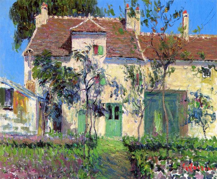 The Garden Behind the House, 1915 - Gustave Loiseau