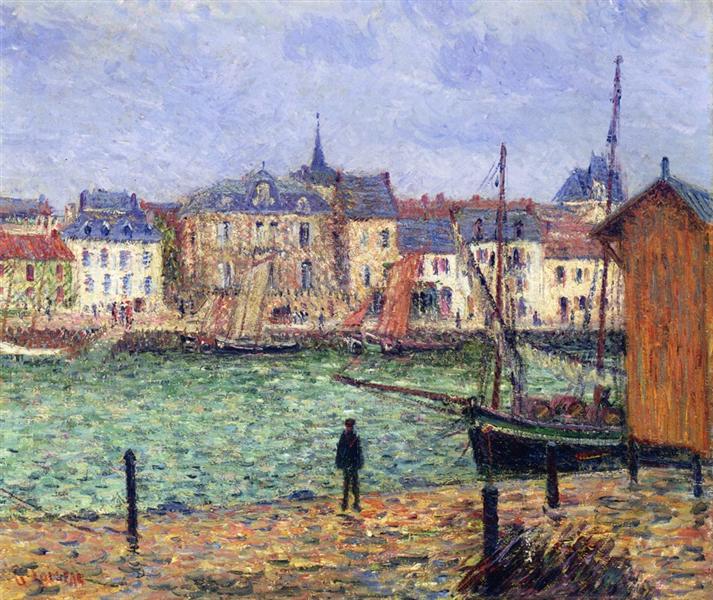 The Port of Pornic, 1900 - Gustave Loiseau