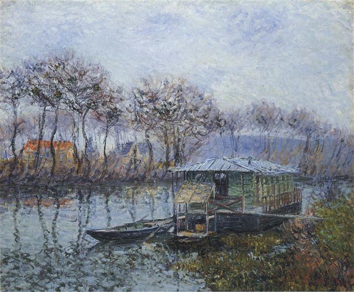 The Seine at Port Marly, c.1902 - Гюстав Луазо