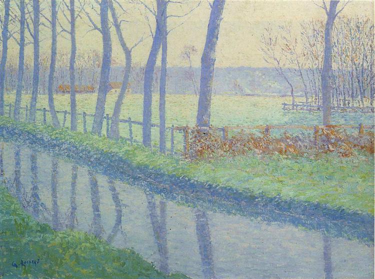 Trees by the River, 1891 - Gustave Loiseau