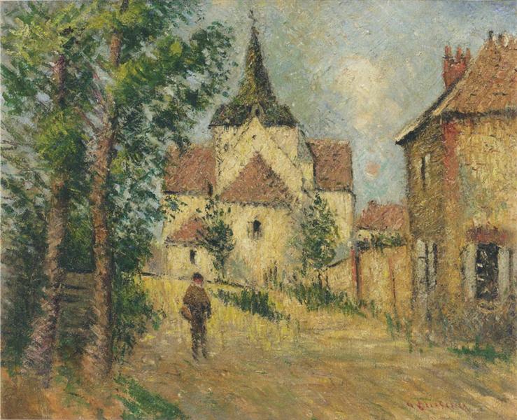 Village street - Gustave Loiseau