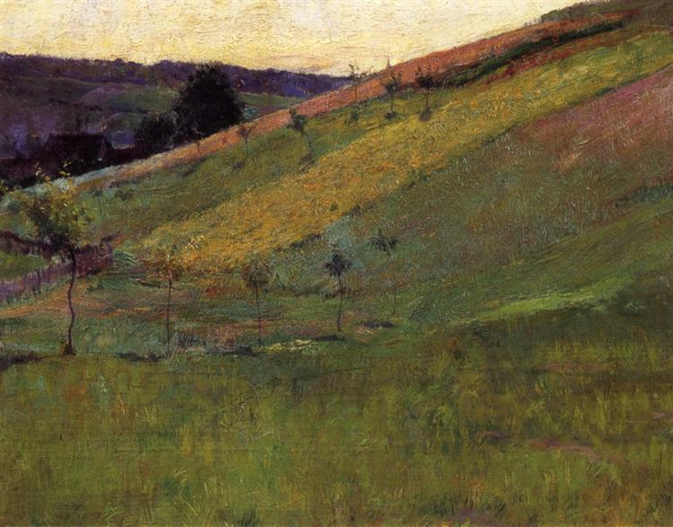 Giverny Hillside, 1890 - 1891 - Ги Роуз
