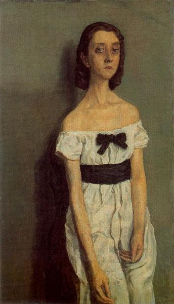 Girl with Bare Shoulders, 1909 - Гвен Джон