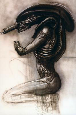 Alien III, sideview III (Work No. 372), 1978 - Hans Ruedi Giger