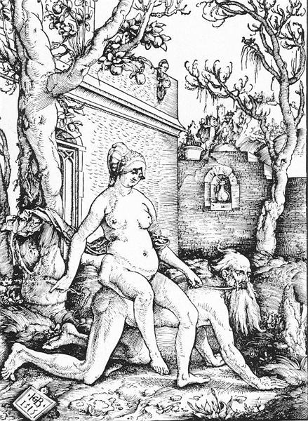 Aristotle and Phyllis, 1513 - Ганс Бальдунг