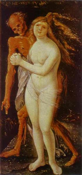 Девушка и смерть (Смерть и сладострастие), 1517 - Ханс Бальдунг
