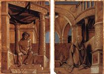 Diptych with Christ and the Mater Dolorosa - Hans Holbein el Joven