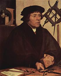 Portrait de Nicolaus Kratzer - Hans Holbein le Jeune