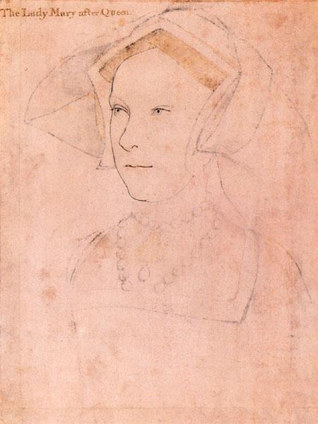 Queen Mary I Tudor, 1536 - 小漢斯‧霍爾拜因