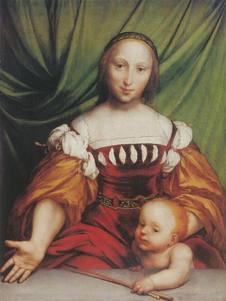 Venus and Amor, c.1524 - c.1525 - Ганс Гольбейн Младший